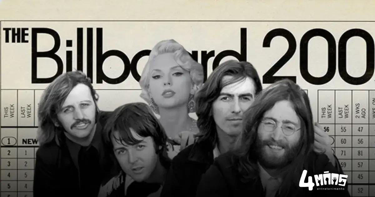 Beatles x Taylor Swift: quem domina a Billboard 200 hoje — no topo das paradas