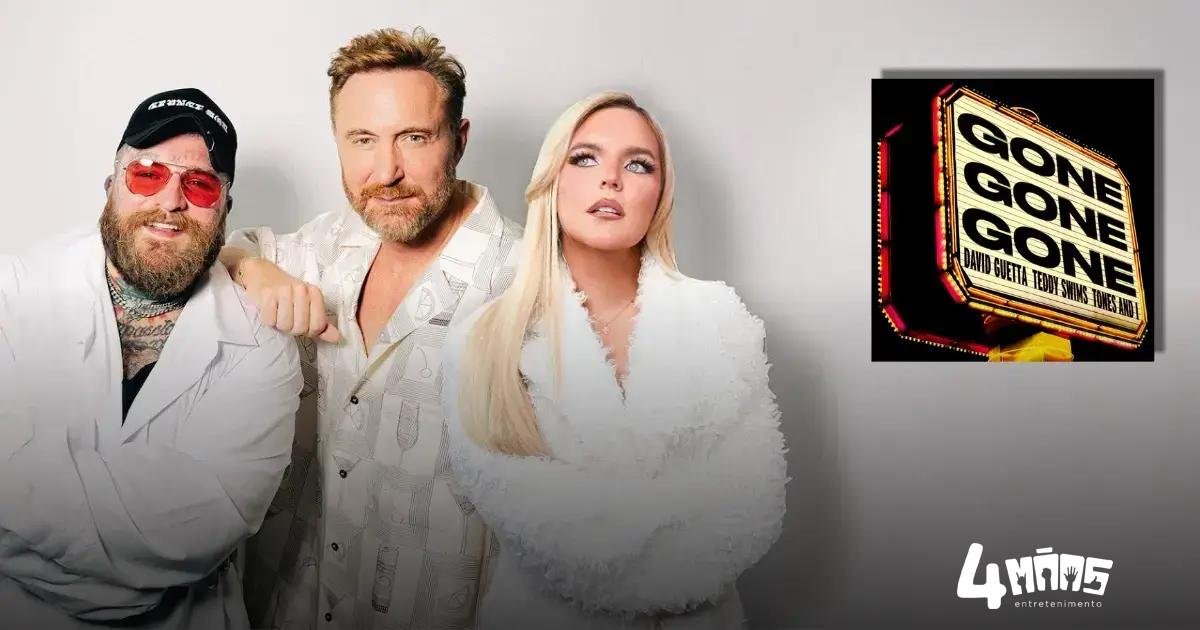 David Guetta lança 'Gone Gone Gone' com Teddy Swims e Tones and I
