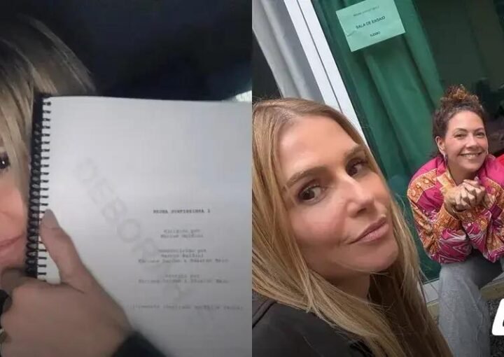 Deborah Secco surge loira e inicia gravações de Bruna Surfistinha 2