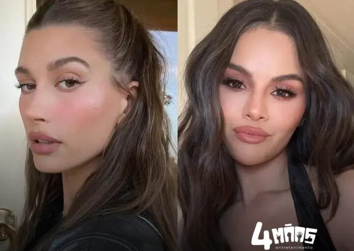 Hailey Bieber nega rixa com Selena Gomez e comenta ataques de fãs