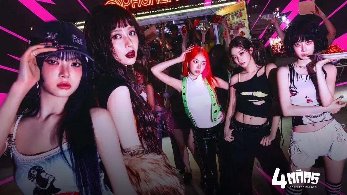 LE SSERAFIM lança “SPAGHETTI” com J‑Hope: ouça o single energético