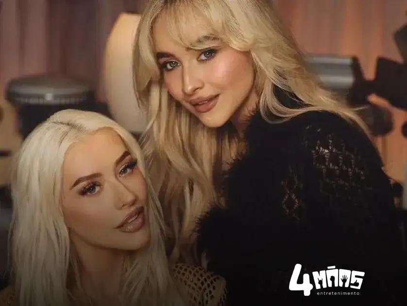 Sabrina Carpenter não submeteu dueto com Christina Aguilera ao Grammy 2026