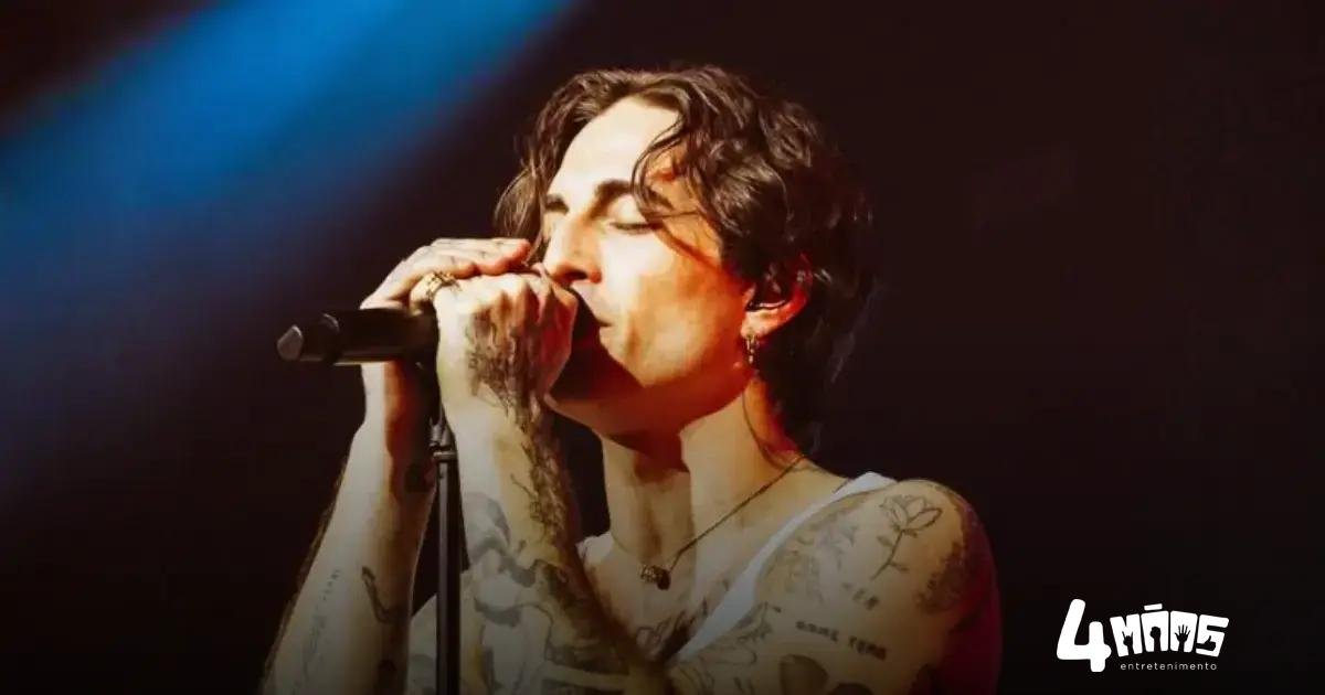 Damiano David transforma o rock em pop em show de estreia em SP