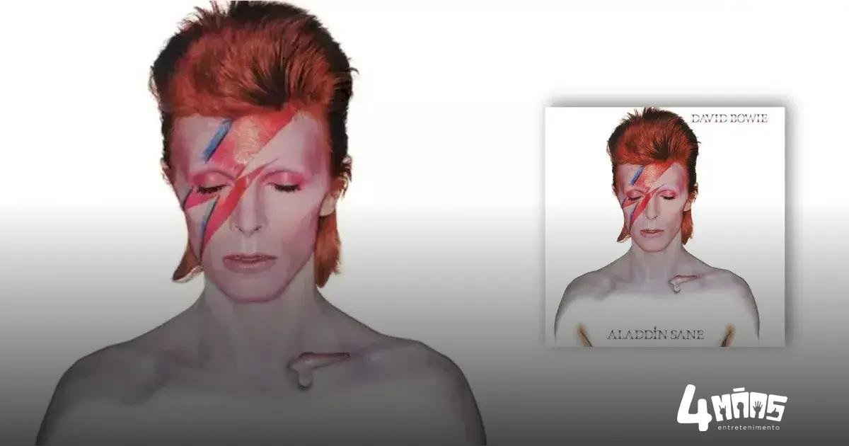 Impressão de Aladdin Sane de David Bowie bate recorde em leilão