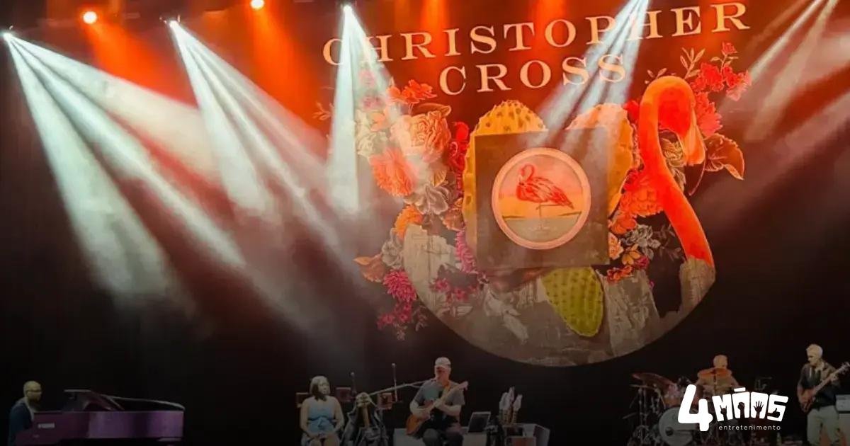 Christopher Cross emociona em retorno ao Brasil com clássicos e nova música