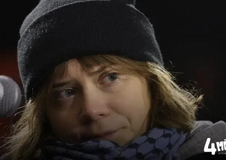 Greta Thunberg é detida em protesto pró-Palestina em Londres