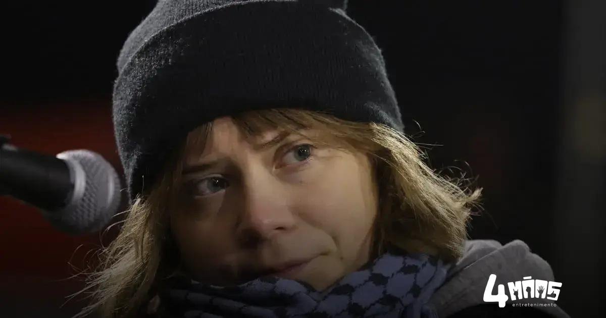 Greta Thunberg é detida em protesto pró-Palestina em Londres