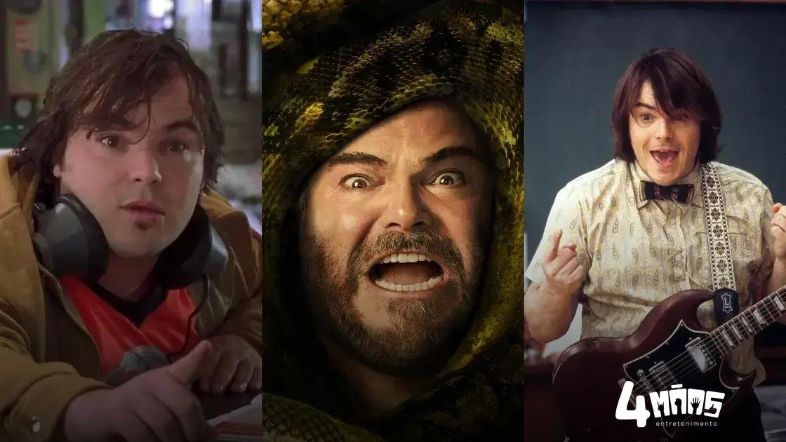 Jack Black volta em cartaz com 'Anaconda' e relembramos seus melhores filmes