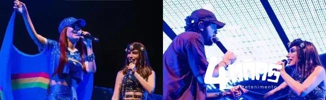 Anitta recebe Priscila Senna e Nattan nos Ensaios do Recife, noite marcante