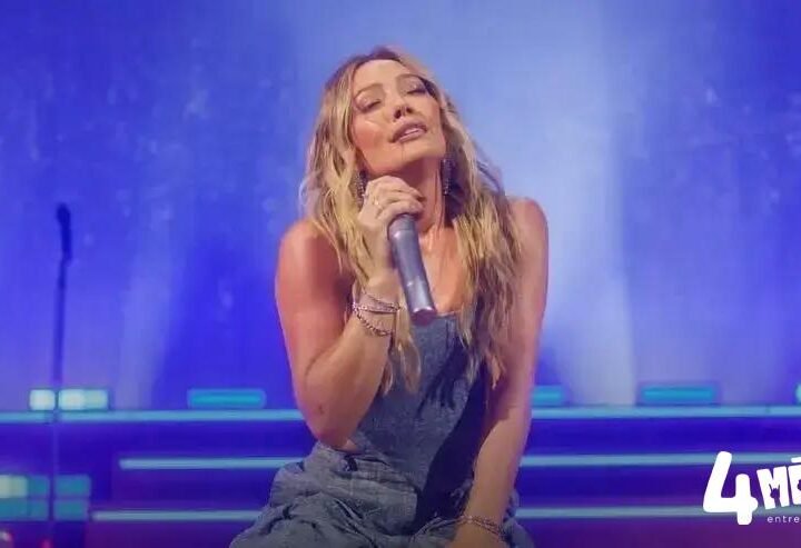 Hilary Duff volta aos palcos em Londres e canta clássico de Lizzie
