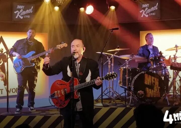 Men At Work aquece volta aos palcos com performance no Jimmy Kimmel Live!