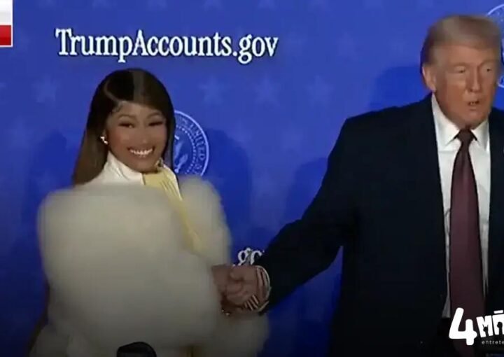 Nicki Minaj diz ser 'a fã número um' de Donald Trump em evento