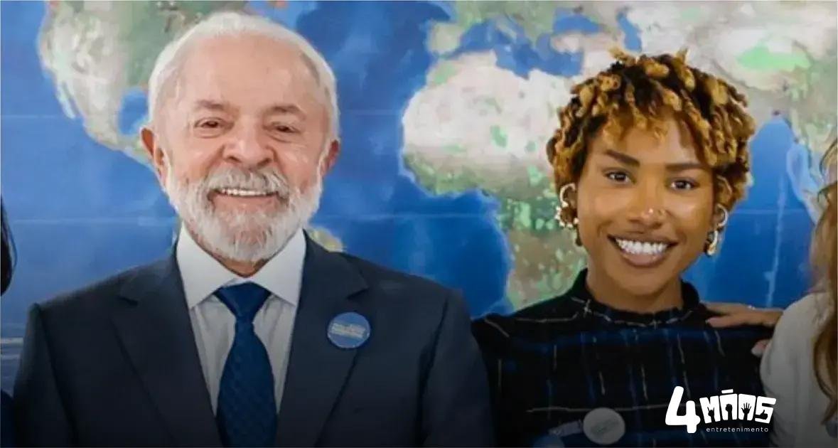 Ebony se encontra com Lula em ato nacional contra o feminicídio