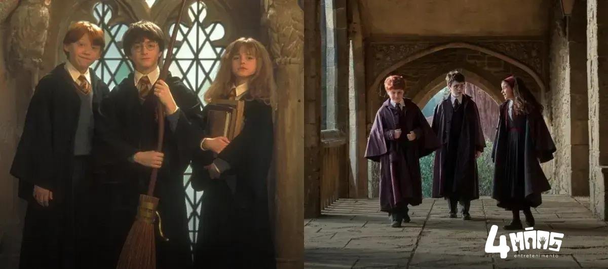 Harry Potter: compare os visuais do filme de 2001 e da série de 2026